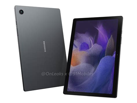 Samsung Galaxy Tab A8 2021 Leaks With A Simplistic And Outdated Design