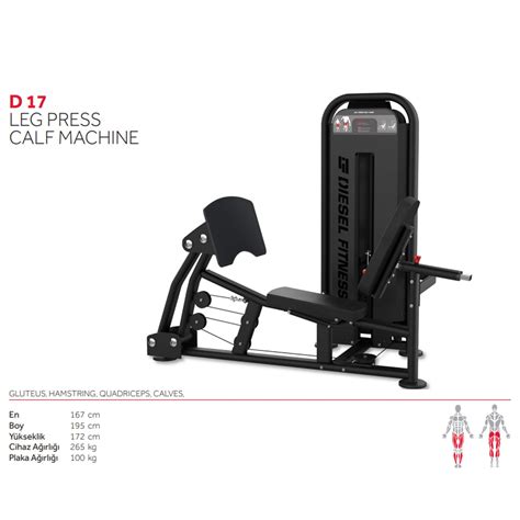 Diesel Fitness D17 Leg Press Calf Dual Machinediesel Fitness D17 Leg