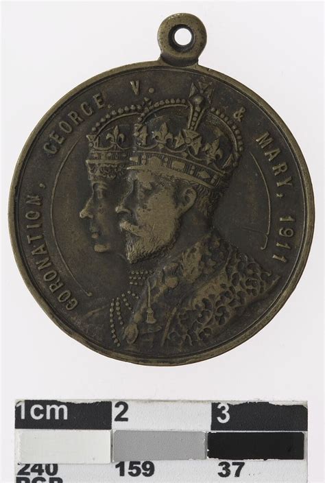 Medal Coronation Of King George V Queen Mary Commemorative