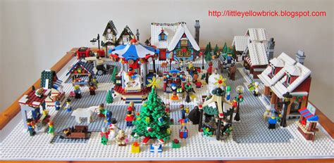 Little Yellow Brick - A Lego Blog: Our Lego Winter Village Town MOC - 10199 Winter Village Toy ...