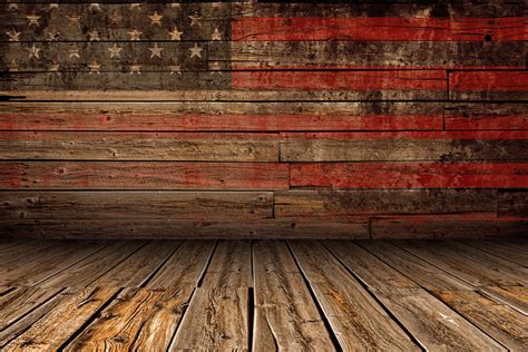 American Flag Wood Backdrop Patriotic 4th Of July National Etsy