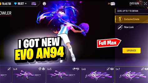 Evo An94 Max Free Fire How To Max Evo An94 New Evo Gun Skin Free