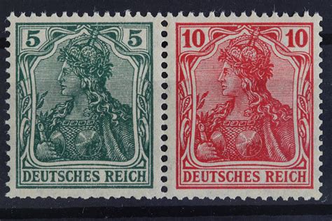 Deutsches Reich Minr W Postfrisch Briefmarken Versandhandel