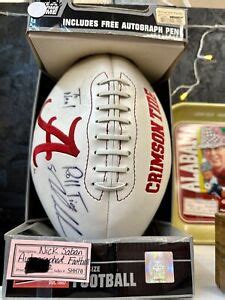 Nick Saban Autographed Footballs products for sale | eBay