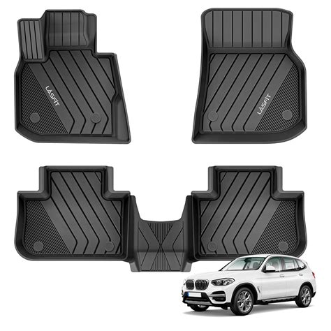 Lasfit Liners Bmw X4 2019 2024 Custom Fit Floor Mats Tpe Car Liners All Weather Protection