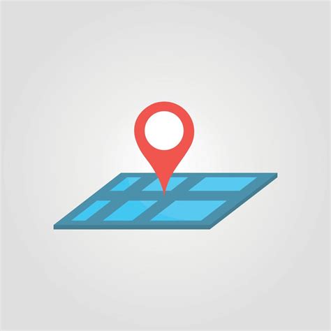 Location Map Icon Gps Pointer Mark Vector Icon Adobe Illustrator