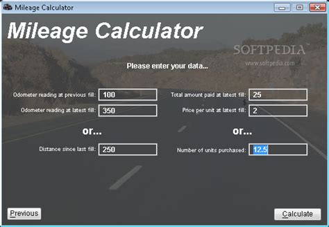 Gas Mileage Calculator 1.2.0.0 - Download, Screenshots