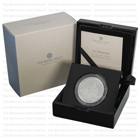 Silver Proof Oz Britannia Seated Lion Design The Britannia