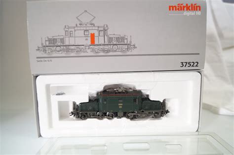 h0 Märklin 37522 E Lok Serie De 6 6 SBB Seetal Krokodil neu