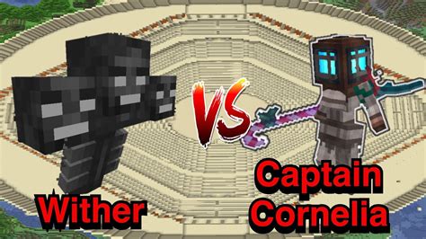 Minecraft Mobs Battle Wither Vanilla VS Ghost Of Captain Cornelia