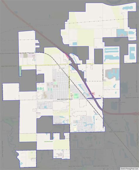 Map of Maize city - Thong Thai Real