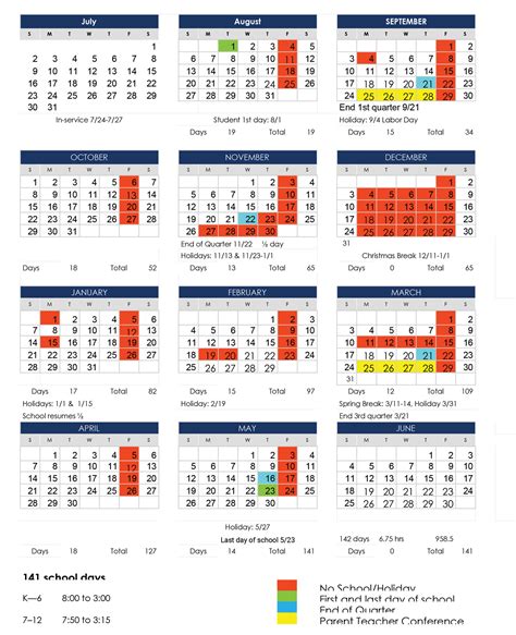 FCS Academic Calendars – Flagstaff Christian School