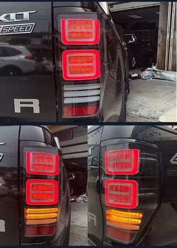 Calaveras Led Ahumadas Compatible Ford Ranger T Led En Venta En