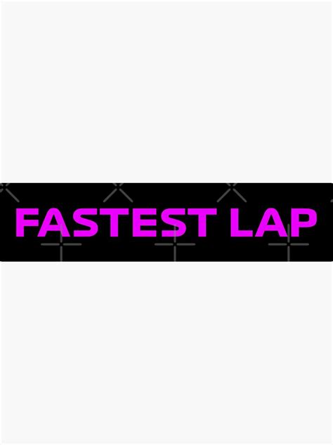 Fastest Lap F1 Sticker For Sale By Andreanastasio Redbubble