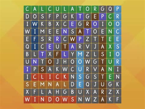 Gaseste Cuvintele Wordsearch