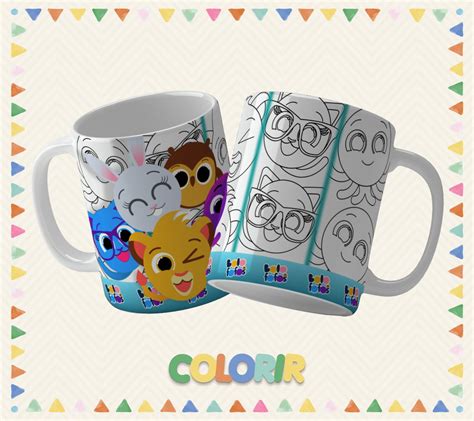 Caneca De Pol Mero Dia Das Crian As Para Colorir Elo