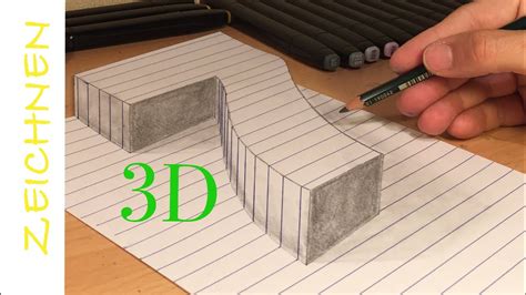 3d Zeichnen Lernen Für Anfänger Nummer 7 How To Draw Number 7 In 3d