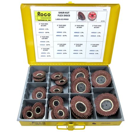 Rogo Fastener Co Inc Shur Kut Flex Discs Assortment