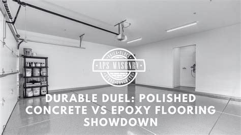 Polished Concrete Vs Epoxy Flooring Which Is Better