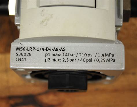 Festo Ms Lrp F D A As Precision Pressure Regulator For Sale