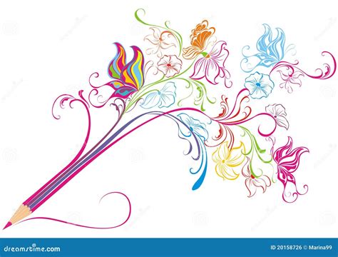 Creative Pen Vector Illustration Stock Illustrations 67409 Creative