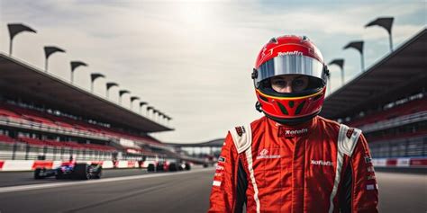 Premium Photo Formula One Racing Driver Before Start Of Competition