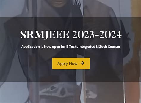 Srmjeee Phase Registrations Begins Srmist Edu In Check