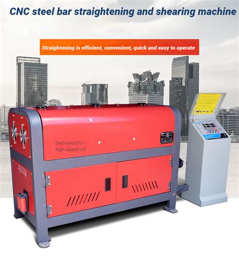 Automatic Cnc Type F Steel Bar Straightener And Cutter Rebar Wire