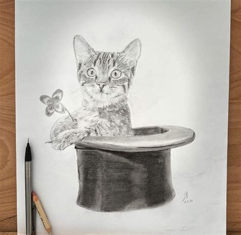 19 Cat Drawing Ideas For Inspiration [Easy to Advanced]