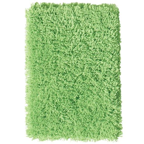 Home Decorators Collection Ultimate Shag Lime Green 6 Ft X 9 Ft Area