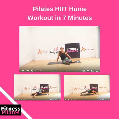 New Pilates Hiit Home Workout In 7 Minutes Kick Start Fat Loss