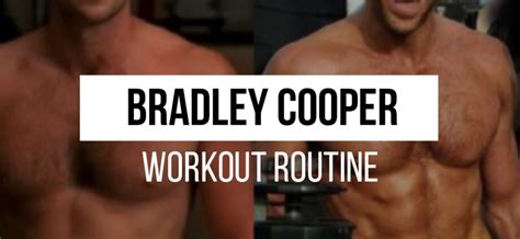 Bradley Cooper workout routine: 3-2-1 | Fine-health