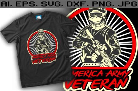 Veteran with American Flag Graphic by asiksithi20 · Creative Fabrica