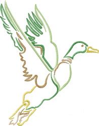 Mallard Duck Embroidery Design Annthegran