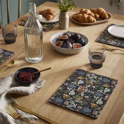 Ulster Weavers Finch And Flower Placemat 4 Pack One Size In Navy