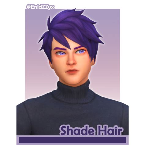 Enidzzyx Shade Hair The Sims 4 Create A Sim Curseforge