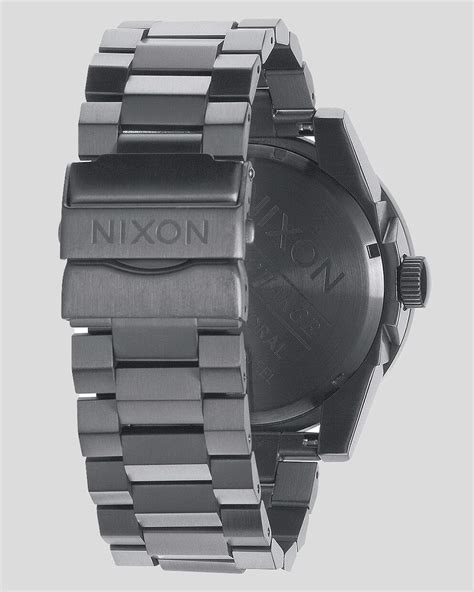 Shop Nixon Corporal Ss Watch In Red Gunmetal Fast Shipping Easy