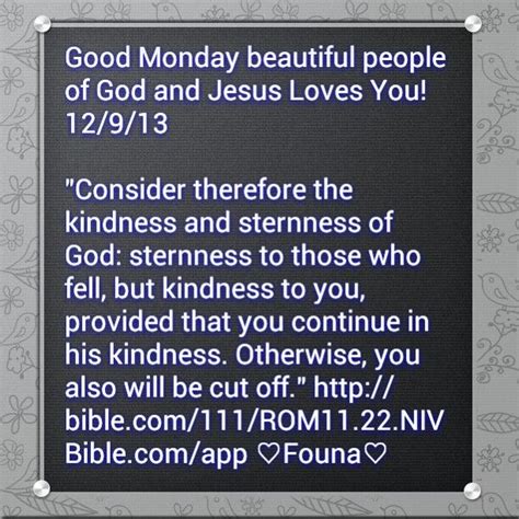 Good Monday Beautiful People Of God And Jesus Loves You