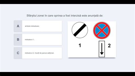 Indicatorul Pentru Sfarsitul Zonei De Oprire Interzisa Youtube