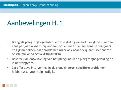 Richtlijn Pleegzorg Deze Powerpointpresentatie Gaat Over De Richtlijn