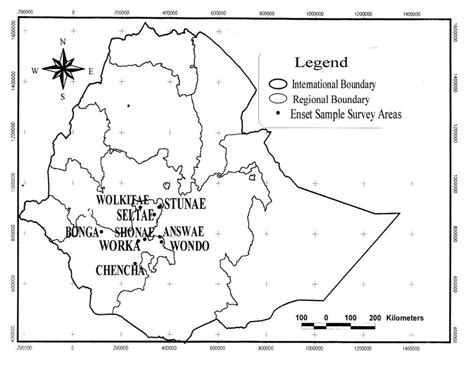 The Nine Geographical Regions In South Western Ethiopia Where