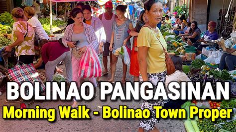 BOLINAO PANGASINAN Walking Tour TOWN PROPER Public Market El