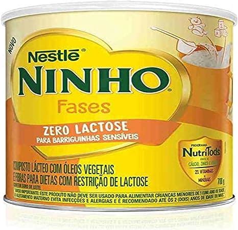 Ninho Composto Lácteo Ninho Fases Zero Lactose 700G Amazon br