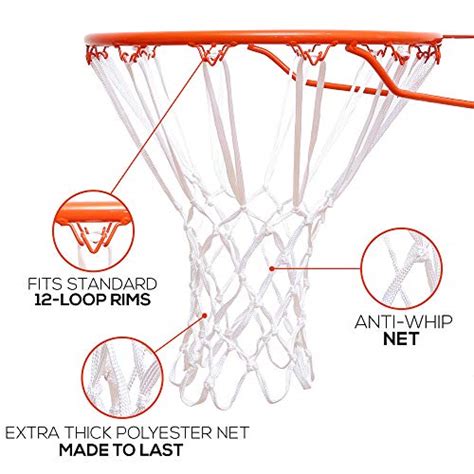 Betterline 2 Pack Heavy Duty Basketball Nets Premium Quality All