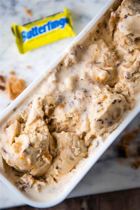 Homemade Butterfinger Ice Cream Adventures Of Mel