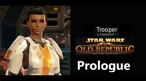 SWTOR Trooper 01 Prologue Ord Mantell YouTube