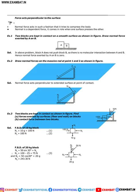 Solution Newton S Laws Of Motion Class Physics Complete Chapter