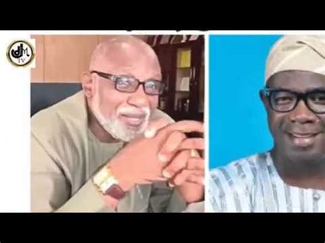 Video Update Ondo Deputy Governor Agboola Ajayi Dumps APC For PDP