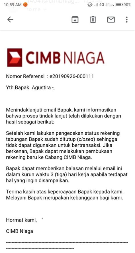 Contoh Surat Penutupan Kartu Kredit Cimb Niaga Delinewstv