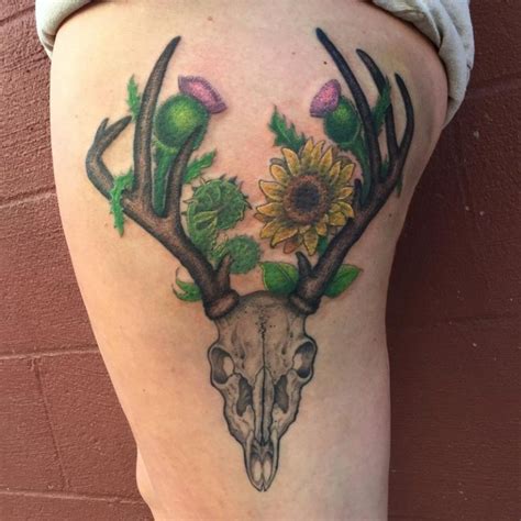 Deer Skull Tattoos Designs Ideas And Meaning Tattoos For You